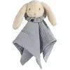 Image de Doudou Bébé Ultra Doux Avec Yeux Brodés   Compagnon Rassurant Dès La Naissance Sable, Bleu, Noir