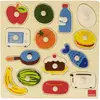 Image de Puzzle Bébé Aliments De Cuisine Beige