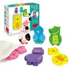 Image de 6 Puzzles Magnétiques Animaux Vert