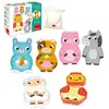 Image de Puzzle Magnétique Animaux De La Ferme Beige
