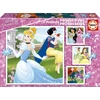 Image de 4 Puzzles Progressifs - Disney Princesses 12 Pièces Educa