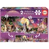 Image de 2 Puzzles - Panoramic féerique 100 Pièces Educa