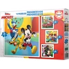 Image de 4 Puzzles Progressifs - Mickey & Friends 12 Pièces Educa