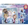 Image de 4 Puzzles Progressifs - La Reine des Neiges 12 Pièces Educa