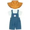 Image de Costume De Fermier Pour Poupées De 38 Cm Bleu