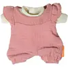 Image de Salopette Et T-shirt Dhiver Pour Poupée De 21 Cm Rose