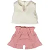 Image de Tenue Dété Pour Poupée De 38 Cm Rose