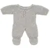 Image de Pyjama En Tricot Gris Pour Poupées De 21cm Gris