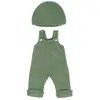 Image de Ensemble Tricoté 38cm - Barboteuse Et Bonnet Vert