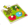 Image de Puzzle 4 Pièces Abeille Et Escargot Vert