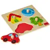 Image de Puzzle Bébé En Bois Beige