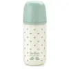 Image de Biberon En Verre Avec Tétine Sx Pro 240 Ml Débit S Oisillons Vert