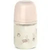 Image de Biberon En Verre Avec Tétine Sx Pro 120 Ml Débit S Wonderland Lapin Rose