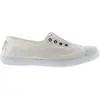 Image de Baskets femme sans lacets Victoria 1915 anglaise toile lavée Blanc 37 106623-20