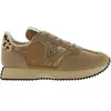 Image de Baskets en nylon métallisé et cuir fendu femme Victoria Cosmos Beige 41 1134111-87