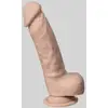Image de Gode ventouse Real Skin 17,8 cm Model 1