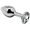 Image de Plug anal bijou mini métal S transparent