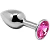 Image de Plug anal bijou mini métal S rose