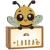 Image de Lampe À Poser Personnalisable Jaune - Abeille