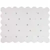Image de Tapis Lavable En Forme De Biscuit Blanc