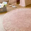 Image de Tapis Lavable Rond Alphabet Abc Pink