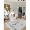 Image de Tapis en coton Atlas bleu