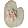 Image de Tapis Lavable Puffy Lily Olive, Olive Foncé, Miel, Nude