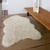 Image de Tapis Lavable En Laine Woolly Blanc