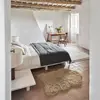 Image de Tapis Lavable En Laine Woolly Beige