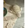 Image de Pouf Enfant En Coton Mrs. Turtle Olive, Naturel