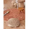 Image de Tapis rond Dot noisette