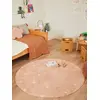 Image de Tapis rond Dot rose
