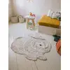Image de Tapis Lavable Animalier Bunny Naturel, Ivoire, Nude, Marron