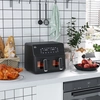 Image de Homcom Friteuse Double sans Huile 8L 2500W avec 8 Programmes 38,5X38X30,5 cm Noir