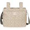 Image de Sac À Poussette Coeurs Poppy Cannelle Vert, Écru