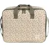 Image de Valise De Maternité Coeurs Poppy Cannelle Vert, Écru
