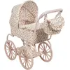 Image de Landau Pour Poupée Grandes Roues Somerset Blanc, Rose, Marron