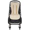 Image de Assise Pour Poussette Coeurs Poppy Cannelle Beige