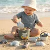 Image de Set Jouets De Plage Enfant 8 Pièces Paille De Blé Summer Vert - Poppy