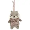 Image de Peluche Musicale Écureuil Cherry Fleurs Mauve