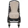 Image de Assise Pour Poussette Praliné Rayures Matcha Marron