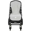 Image de Assise Pour Poussette Praliné Rayures Matcha Vert