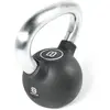 Image de Kettlebell en caoutchouc O'live Fitness Noir 24 kg EN48006