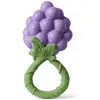 Image de Hochet Anneau De Dentition 2 En 1 Grappe De Raisin Violet