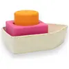Image de Jouet De Bain Bateau En Caoutchouc Orange Orange, Rose, Écru