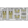 Image de Accessoire Eduard McDonnell-Douglas F/A-18B/D seatbelts STEEL (designed to be used with Kinetic Model kits) 1/48 EduaFE917 - Kit de superdétail pour en occasion ou reconditionné