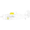 Image de Accessoire Grumman FM-2 Wildcat TFace 1/48 (designed to be used with Eduard kits) EduaEX965 - Masques de verrières maquettes avions en occasion ou reconditionné