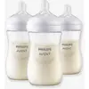 Image de Lot de 3 biberons 260 ml Philips AVENT Natural Response transparent