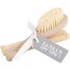 Image de Brosse Et Peigne En Bois Beige