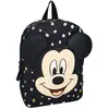Image de Sac À Dos Fille Mickey Mouse Avec Appliqué Pu Et Motif Pois Noir / Blanc / Gris